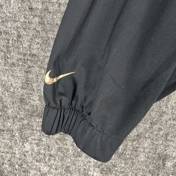 Nike Golf Windbreaker Pullover Mens L Black Streetwear Golfcore  Daytona 500 Y2K - Picture 5 of 12